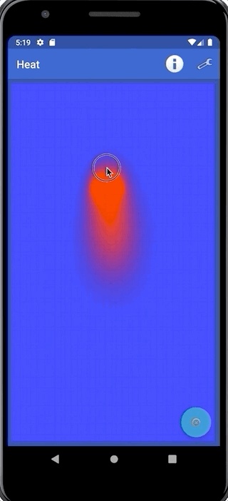 Github project for heat mobile application